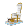 Chaise de pédicure Royal Pipeless Foot Spa à haut dossier Queen Throne