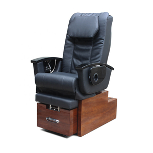 Chaise de pédicure de massage de spa de pied libre de plomberie de base en bois