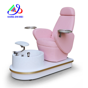 Kangmei Luxe Moderne Pas Cher Beauté Nail Salon Meubles Inclinable Pivotant Pipeless Whirlpool Pied Spa Rose Massage Pédicure Chaise